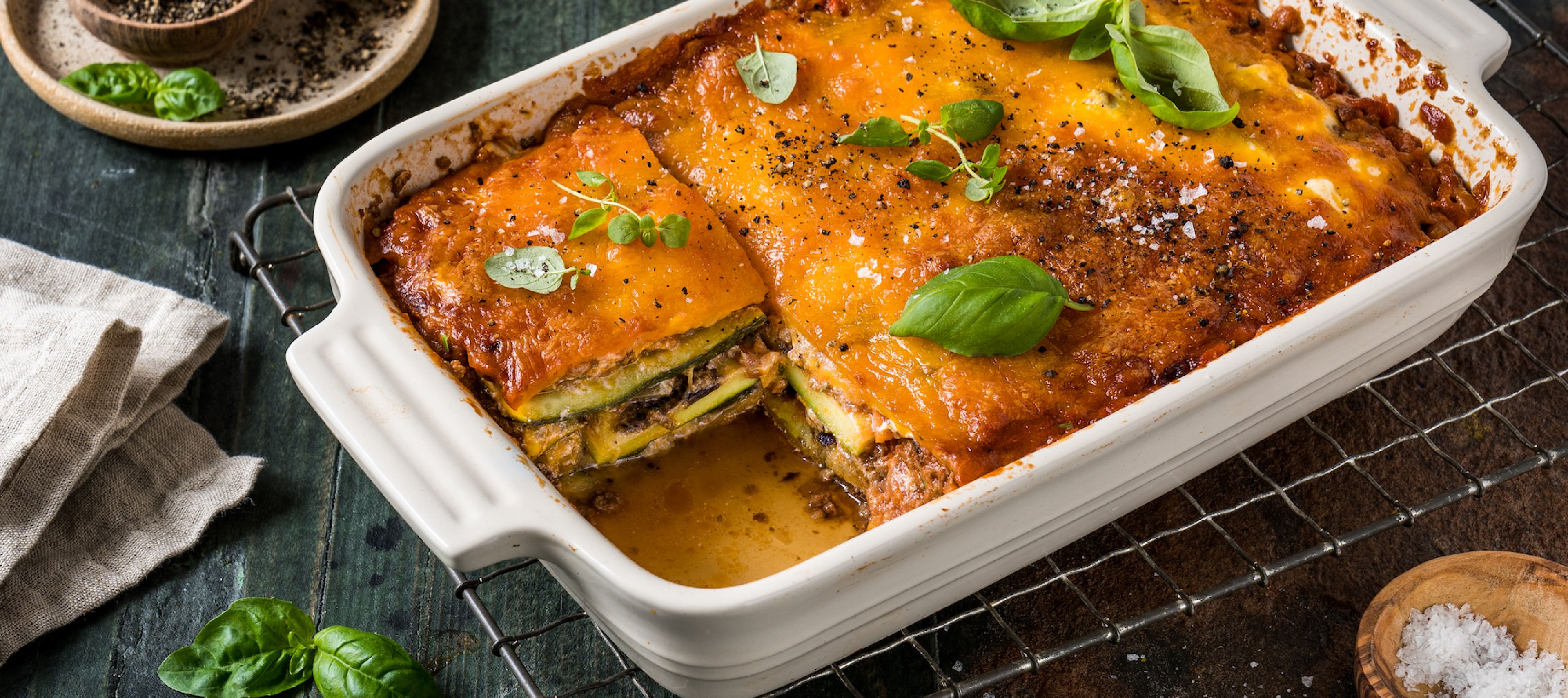 Zucchini Lasagne Rezept einfach zubereitet - Kerrygold